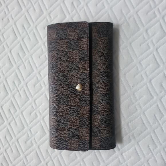 LOUIS VUITTON Portefeuille Sarah Damier Monogram - Picture 1 of 10